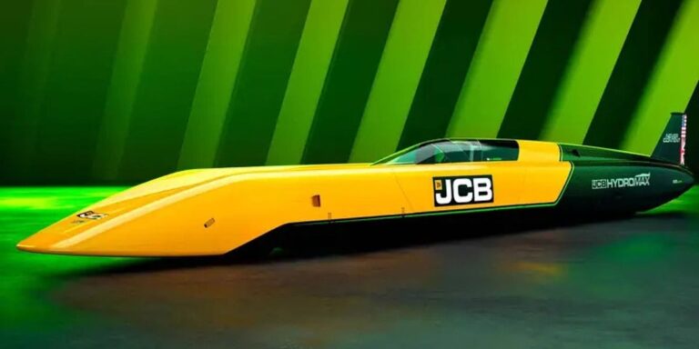 JCB-ov Hydromax od 1.600 KS ima cilj da postane najbrže vozilo na vodik