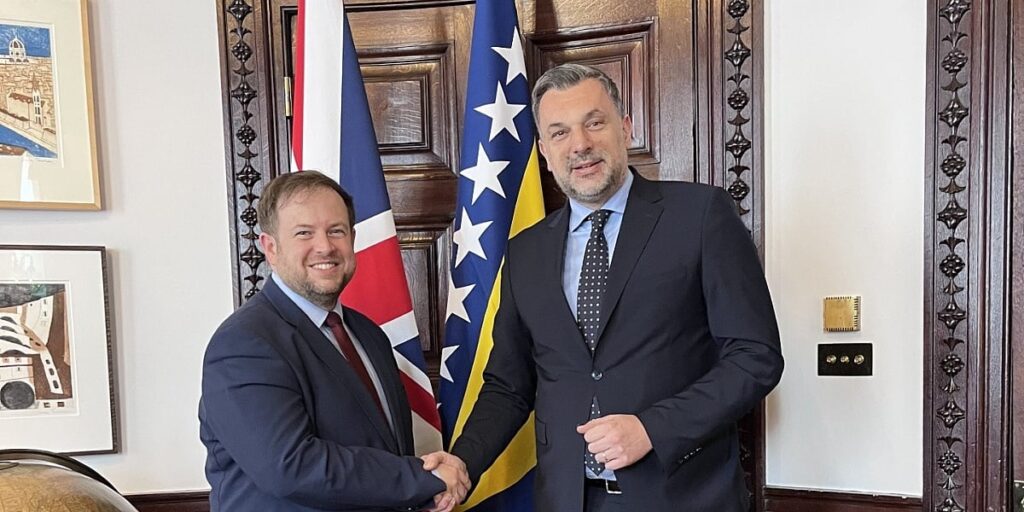 Konaković u Londonu sa Doughtyjem razgovarao o podršci BiH i političkoj situaciji nakon smjene u OHR-u