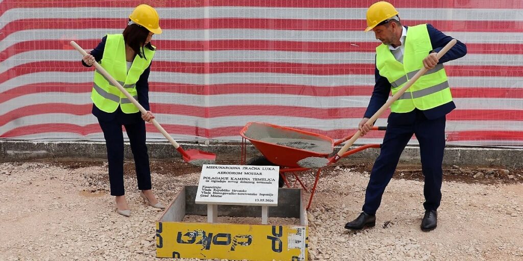Položen kamen temeljac za izgradnju novog dolaznog terminala Aerodroma Mostar
