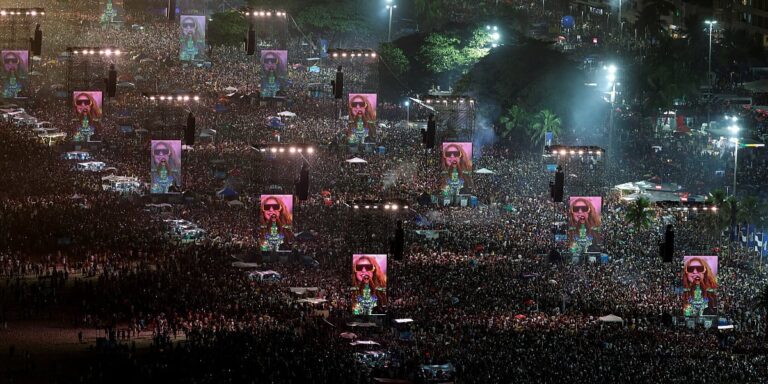 Shakira nastupila pred dva miliona ljudi na Copacabani