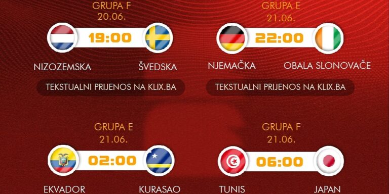 Derbi Nizozemske i Švedske, Nijemci protiv Obale Slonovače žele osigurati nokaut fazu