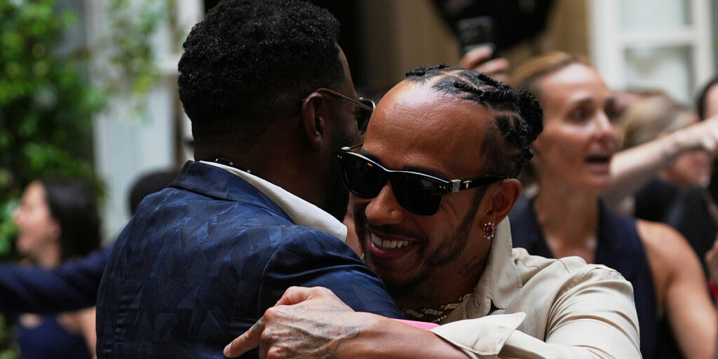 Lewis Hamilton i Colman Domingo u prvom redu na reviji Ralph Laurena u Milanu