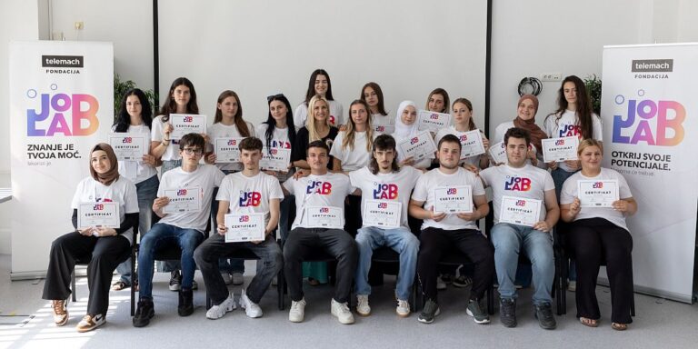 Telemach fondacija organizirala Job Lab studijsku posjetu Sarajevu za 20 srednjoškolaca iz BiH