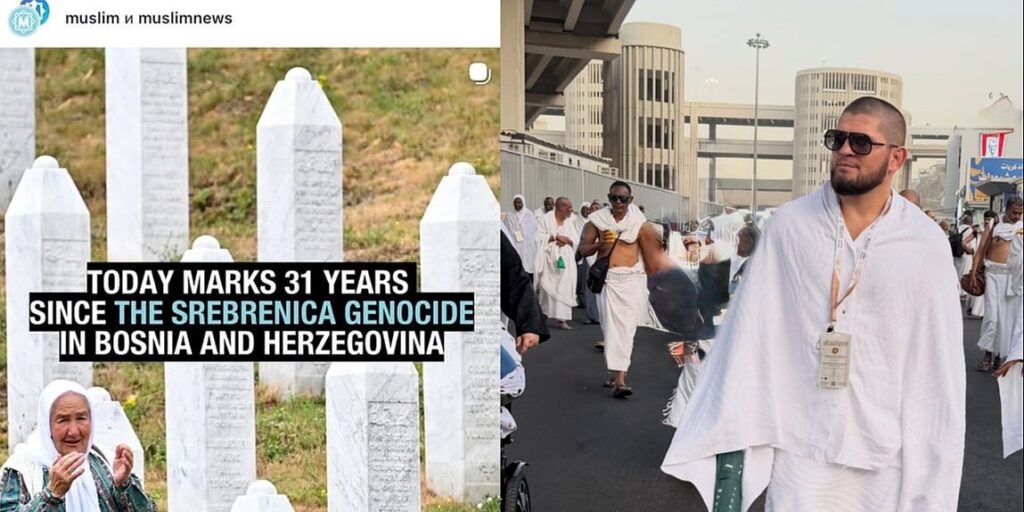 Habib Nurmagomedov odao počast žrtvama genocida u Srebrenici, objavu vidjeli milioni ljudi