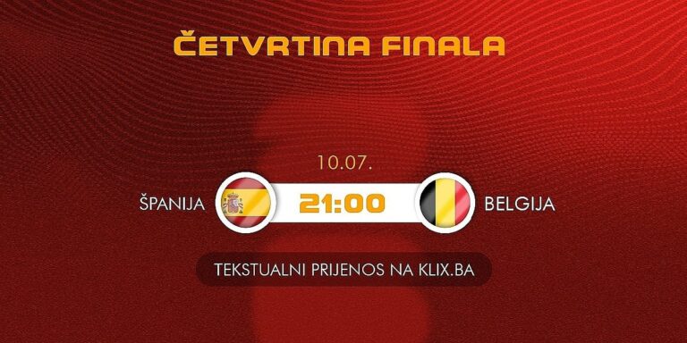 Španija i Belgija večeras odlučuju ko će na megdan Francuskoj u polufinalu Svjetskog prvenstva