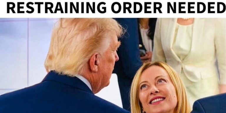 Trump objavio fotografiju s Meloni uz provokativnu poruku: "Potrebna zabrana prilaska"