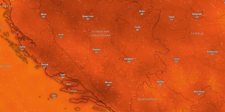 BiH očekuje veoma tople dane, temperature do 40 stepeni BiH očekuje veoma tople dane, temperature do 40 stepeni