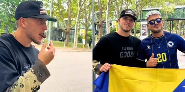 "Nezvanični ambasador Zmajeva" dočekao Demirovića u Stuttgartu, Ermedin probao njegove ćevape