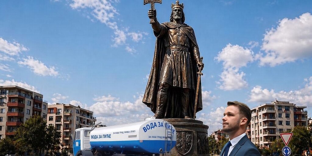 U nedostatku vode, Stanivuković građanima nudi hladovinu