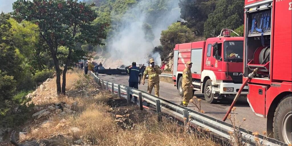 U sudaru dva vatrogasna helikoptera iznad Atine poginula dva člana posade