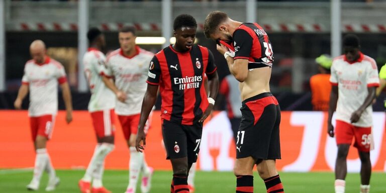 Milan doživio težak poraz u Evropi, Dinamo remizirao protiv Izraelaca
