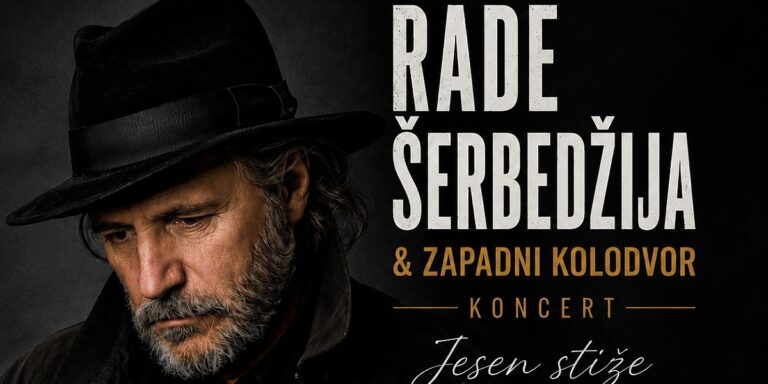 Rade Šerbedžija i Zapadni kolodvor stižu u Sarajevo i Mostar s koncertima "Jesen stiže, dunjo moja"