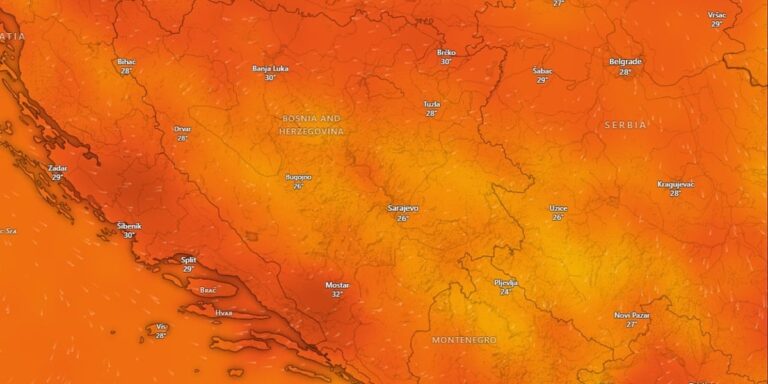 Temperature u subotu i do 36 °C