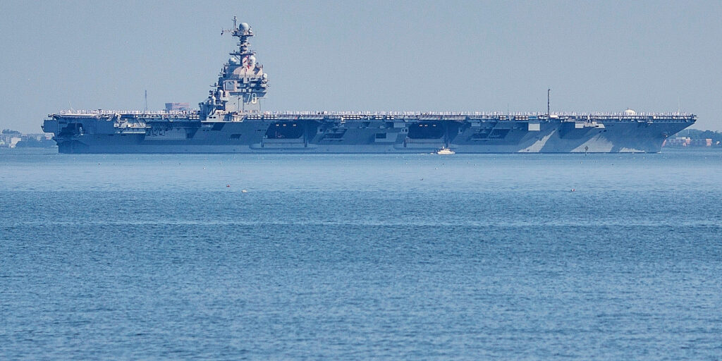 Nosač aviona USS Gerald R. Ford vraća se kući s Bliskog istoka nakon rekordnog raspoređivanja