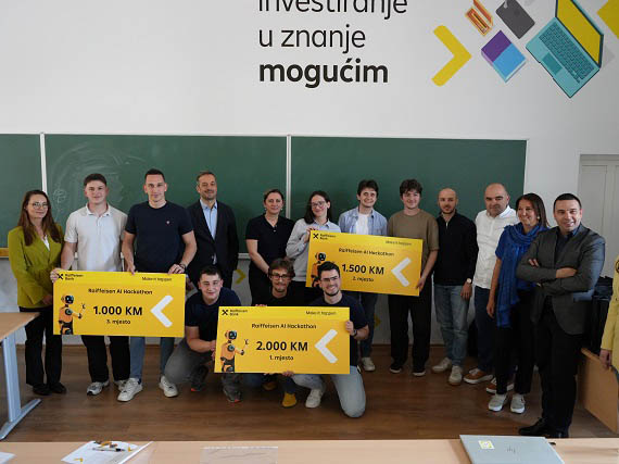 AI rješenja koja mijenjaju bankarstvo: Poznati pobjednici Raiffeisen AI HAckathona AI rješenja koja mijenjaju bankarstvo: Poznati pobjednici Raiffeisen AI HAckathona