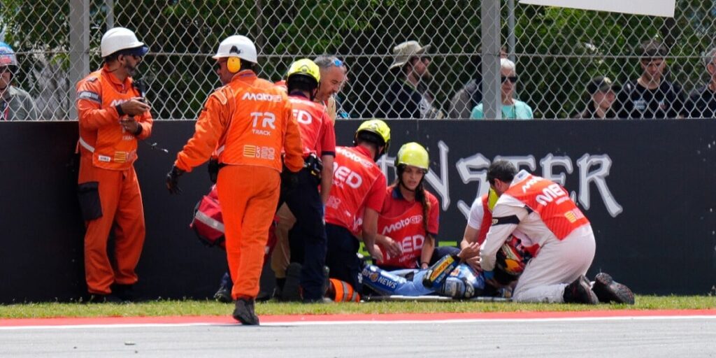 Alex Marquez povrijeđen u haotičnoj utrci MotoGP-a u Kataloniji Alex Marquez povrijeđen u haotičnoj utrci MotoGP-a u Kataloniji