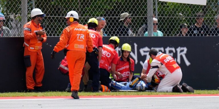 Alex Marquez povrijeđen u haotičnoj utrci MotoGP-a u Kataloniji Alex Marquez povrijeđen u haotičnoj utrci MotoGP-a u Kataloniji