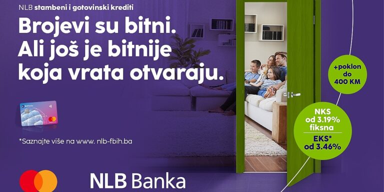 Stambeni i gotovinski krediti NLB Banke uz povoljne stope i poklon za nove kijente Stambeni i gotovinski krediti NLB Banke uz povoljne stope i poklon za nove kijente