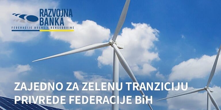 15,4 miliona KM kreditnih sredstava za zelenu tranziciju privrede Federacije BiH