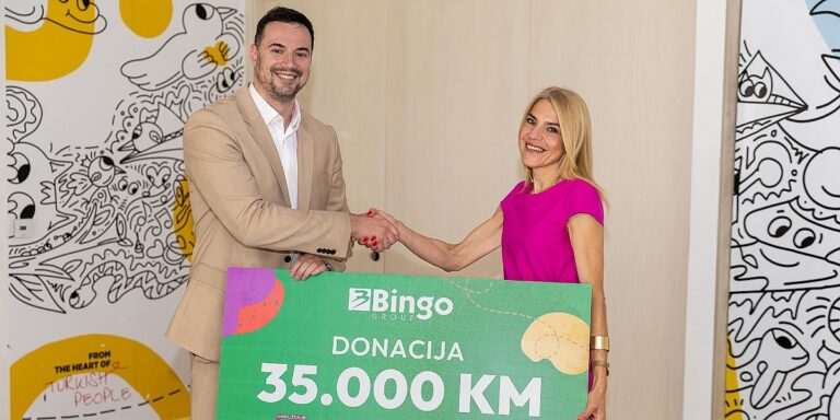 Bingo Group donirao 35.000 KM za unapređenje uslova u Dnevnom centru Udruženja “Dajte nam šansu” Bingo Group donirao 35.000 KM za unapređenje uslova u Dnevnom centru Udruženja "Dajte nam šansu"