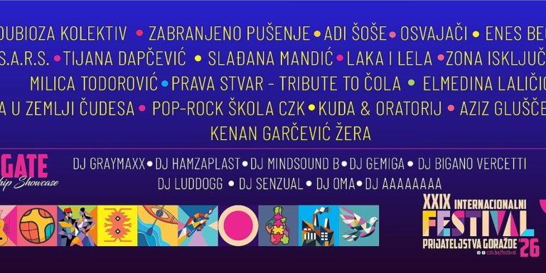Goražde za tri dana otvara vrata 29. Internacionalnog festivala prijateljstva Goražde za tri dana otvara vrata 29. Internacionalnog festivala prijateljstva