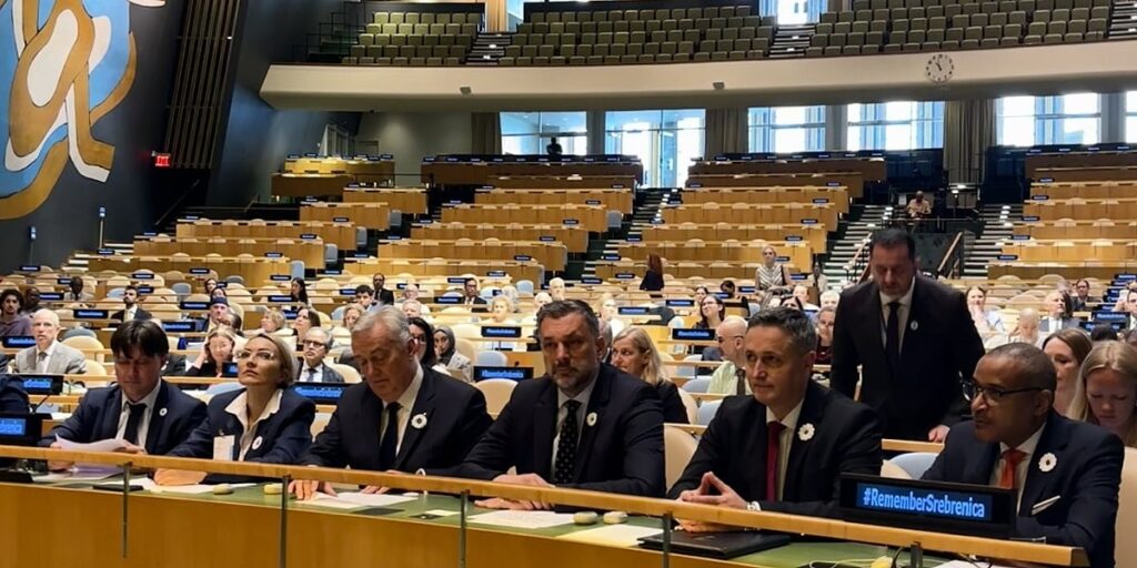 Konaković prisustvovao obilježavanju Dana sjećanja na genocid u Srebrenici u Ujedinjenim nacijama