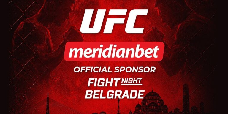 Meridianbet zvanični sponzor UFC Fight Night Belgrade Meridianbet zvanični sponzor UFC Fight Night Belgrade