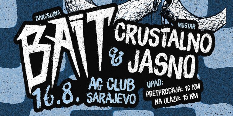 Nastupaju španski BAIT i mostarski Crustalno Jasno Nastupaju španski BAIT i mostarski Crustalno Jasno