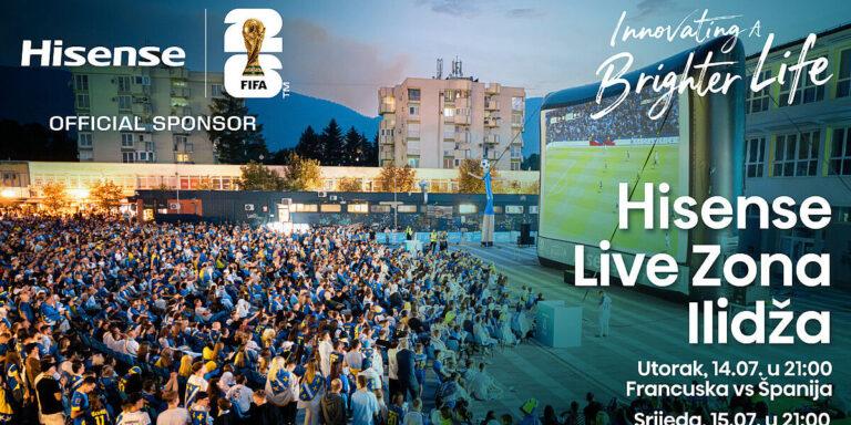 Polufinale i veliko finale Svjetskog prvenstva u fudbalu 2026. gledajte uz Hisense i pravu navijačku atmosferu