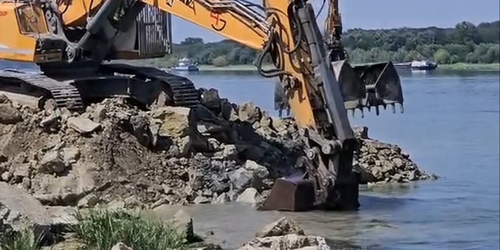 Četiri barže pune kamenja bit će potopljene u Dunavu