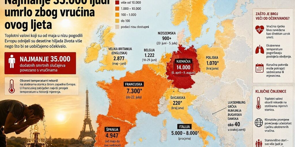 Crni rekordi oboreni širom kontinenta