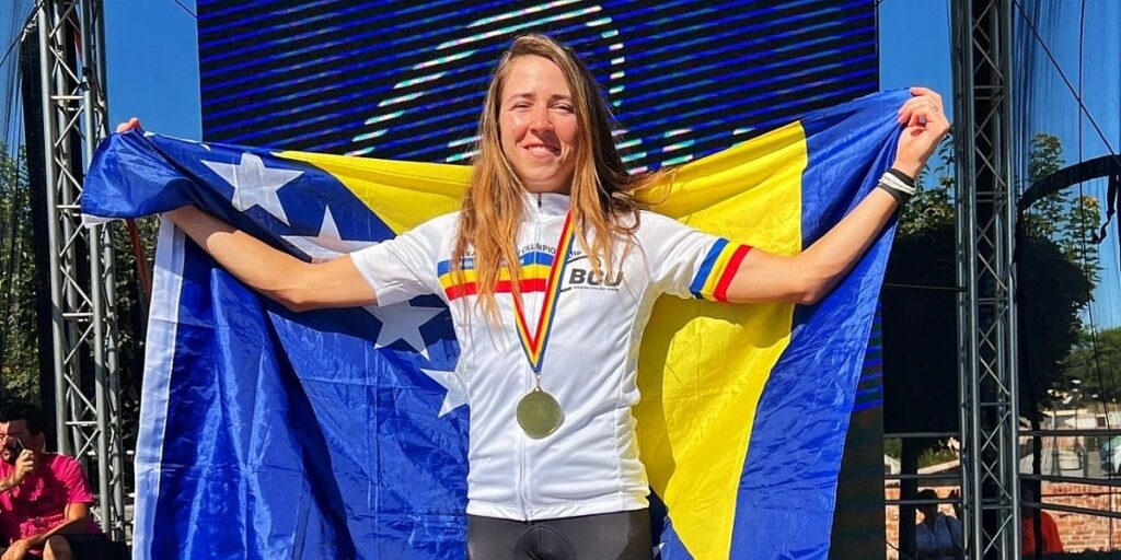 Lejla Njemčević osvojila šesto zlato ​na Balkanskom prvenstvu i postala najuspješnija balkanska biciklistkinja ikad