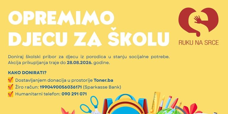 Podržite akciju "Opremimo djecu za školu"