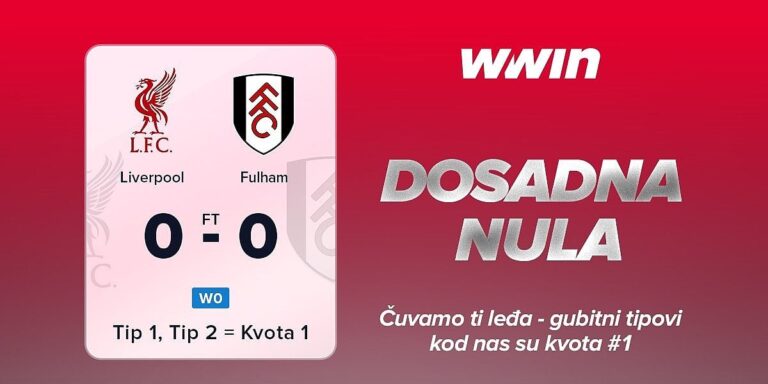 Bez golova na Anfieldu i u Londonu – igrači WWIN-a bez gubitka Bez golova na Anfieldu i u Londonu – igrači WWIN-a bez gubitka