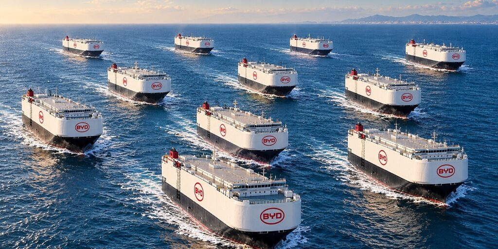 Naručeno još 10 brodova za transport više od dva miliona vozila Naručeno još 10 brodova za transport više od dva miliona vozila