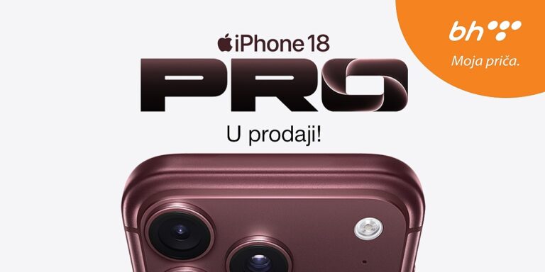 iPhone 18 Pro i iPhone 18 Pro Max od danas u ponudi BH Telecoma iPhone 18 Pro i iPhone 18 Pro Max od danas u ponudi BH Telecoma